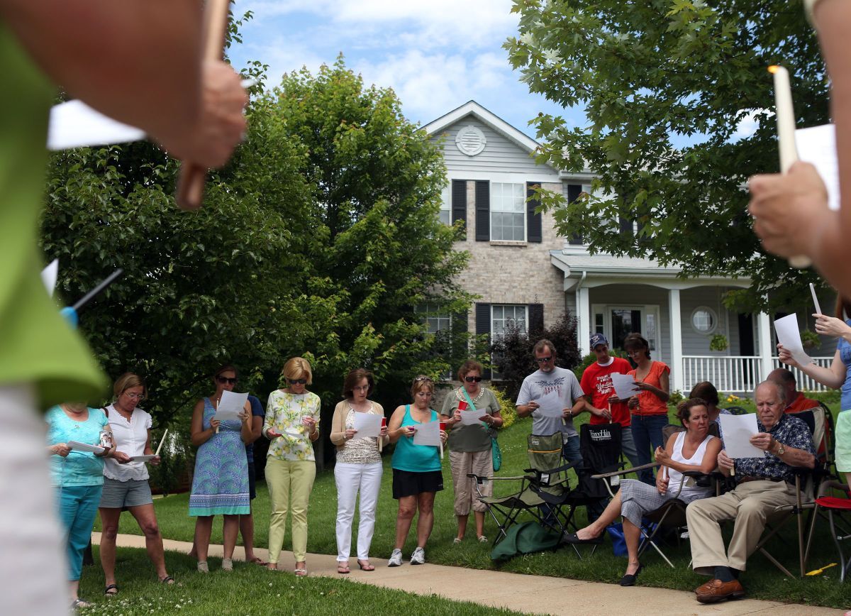 Vigil for missing Sunset Hills woman